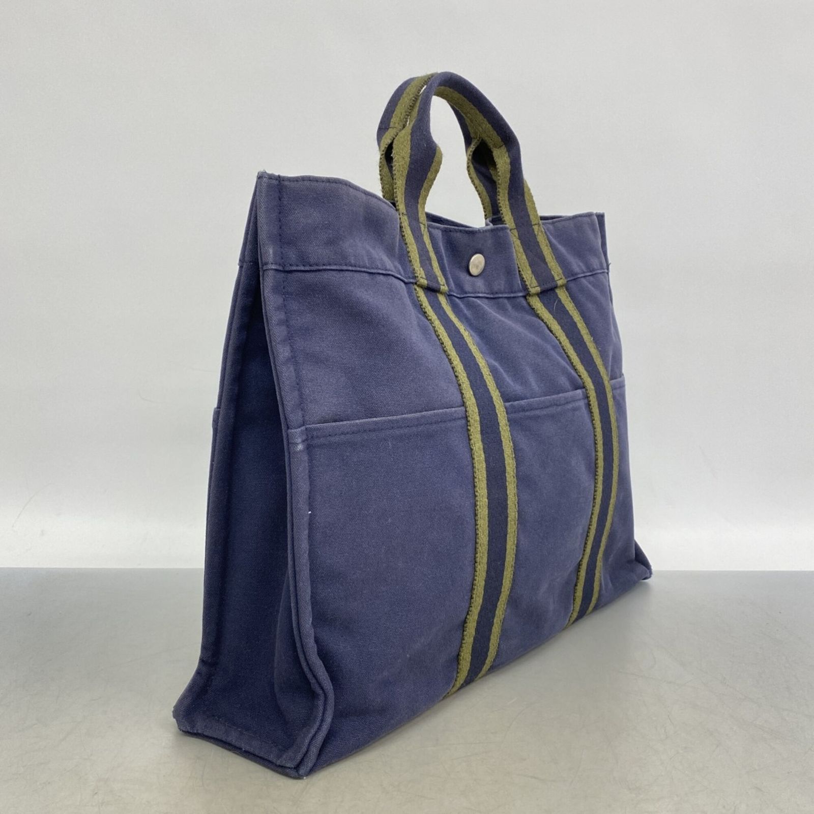 エルメス(Hermes) エルメス トートバッグ フールトゥMM キャンバス