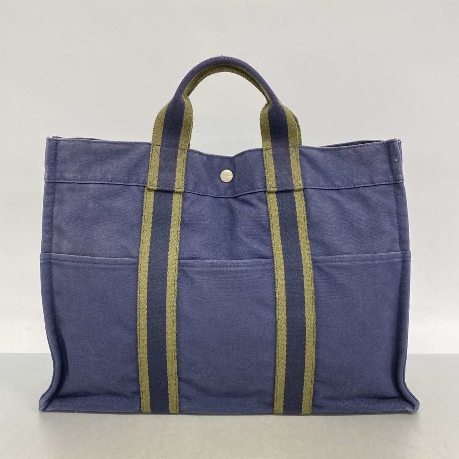 エルメス(Hermes) エルメス トートバッグ フールトゥMM キャンバス