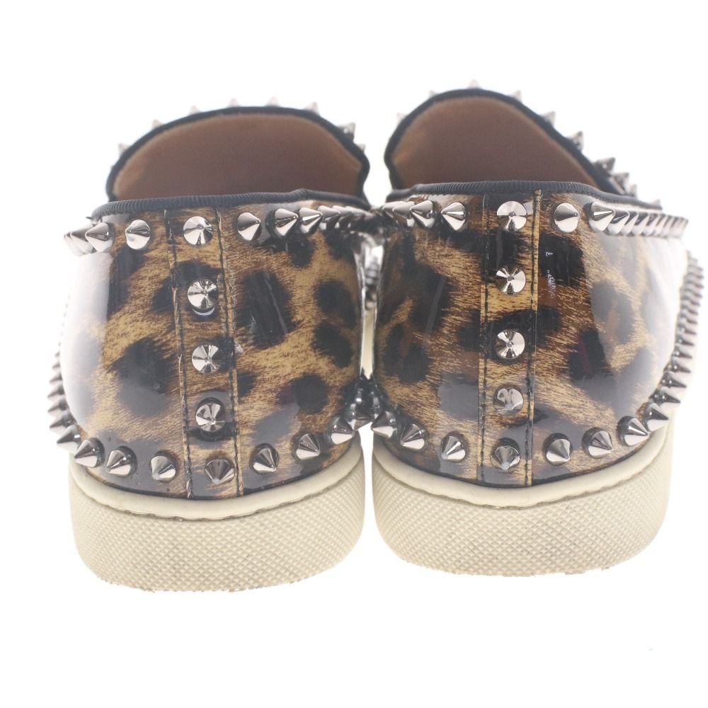 □ クリスチャンルブタン Christian Louboutin スリッポン スニーカー