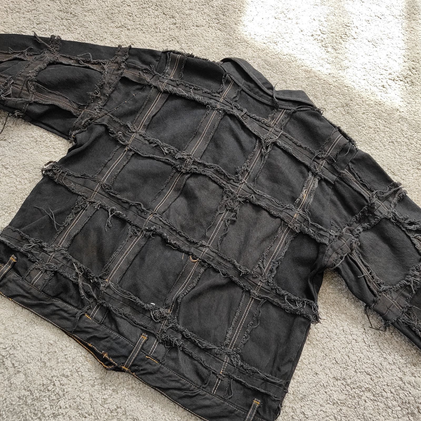 Remake リメイクデニムジャケット ハンドメイド ワンオフ 再構築 