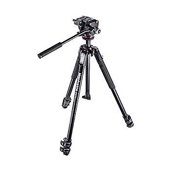 [중고] 맨프로토 맨프로토 카메라 삼각대 MK190X3-2W 190 알루미늄 3 섹션 삼각대 키트 (MHXPRO-2W 플루이드 헤드 포함) (블랙)