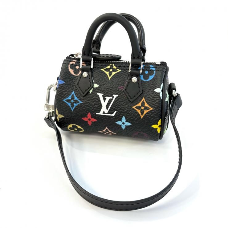 美品】LOUIS VUITTON LV×TM バッグチャーム・マイクロ スピーディ 