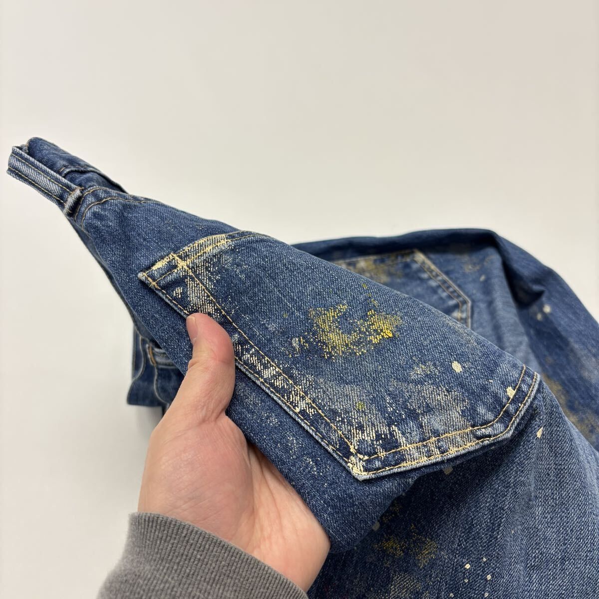 BRU NA BOINNE ブルーナボイン 7127 ペンキ加工 ダメージ加工 落書き