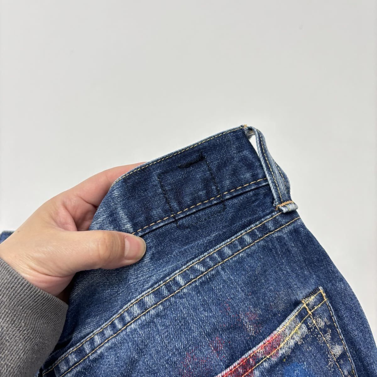 BRU NA BOINNE ブルーナボイン 7127 ペンキ加工 ダメージ加工 落書き