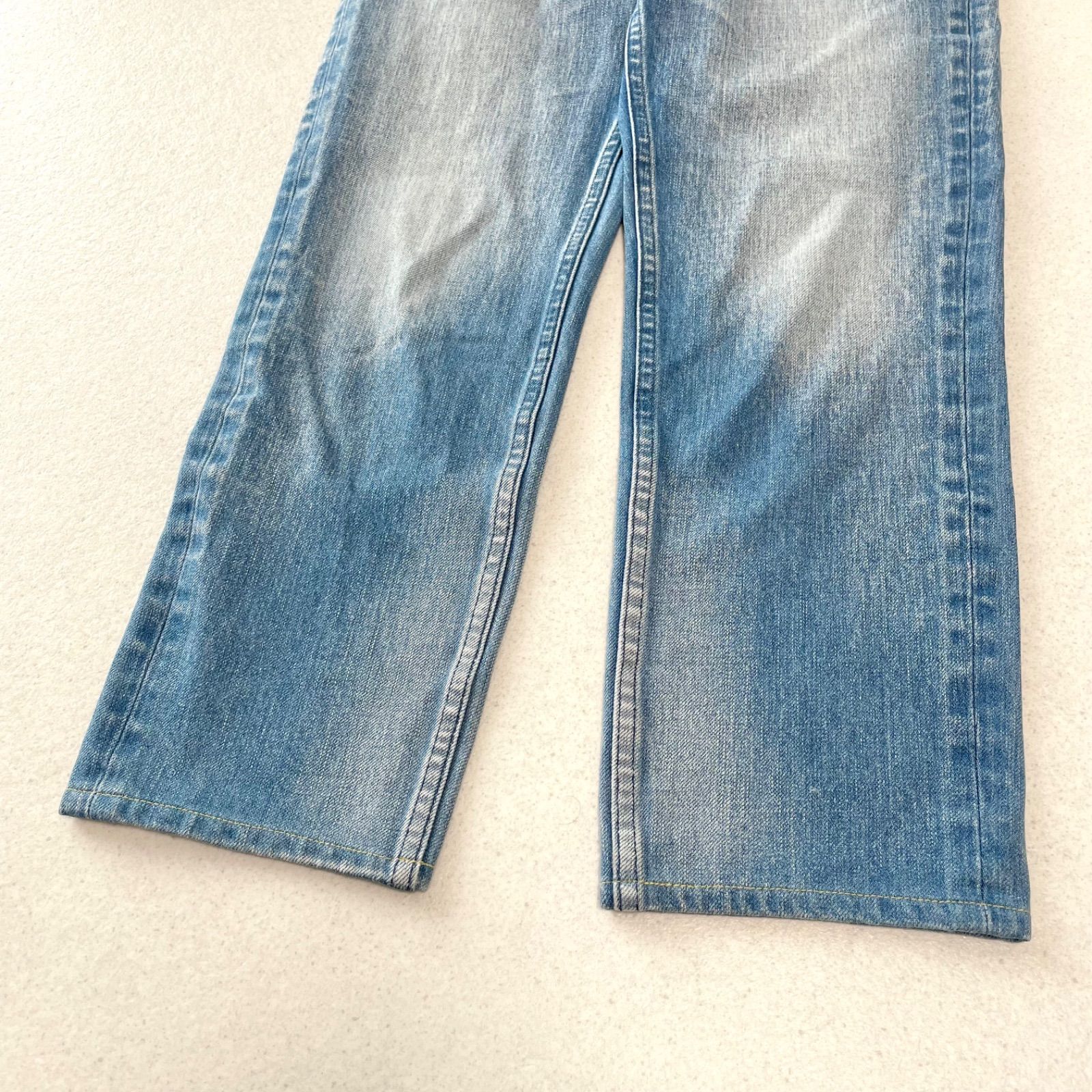 新品　ヤヌーク　LOUISE 23 YANUK ヤヌーク パイプドストレート デニムパンツ LOUISE ルイーズ 23