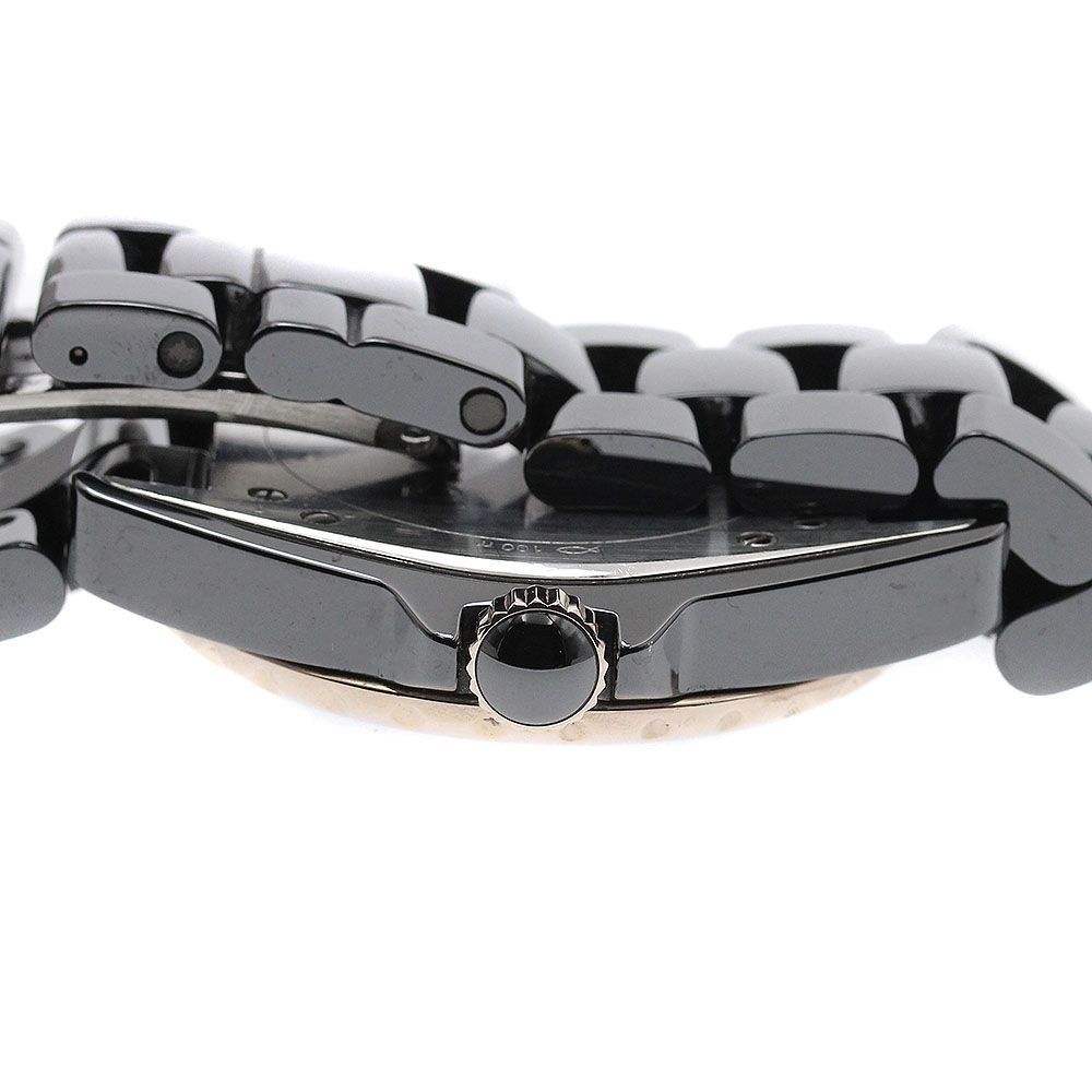 シャネル CHANEL H3838 J12 黒セラミック K18PGベゼル 自動巻き ボーイズ 良品 _952629 シャネル CHANEL H3838 J12 黒セラミック K18PGベゼル 自動巻き
