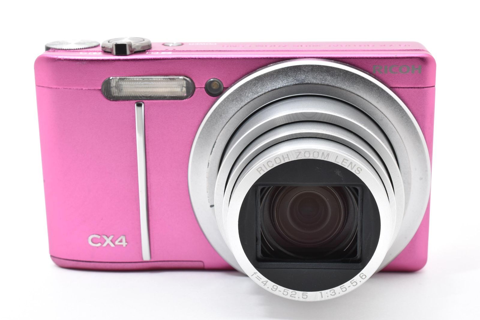 美品RICOH リコー CX4 パープルピンク デジカメ コンパクト デジタル 