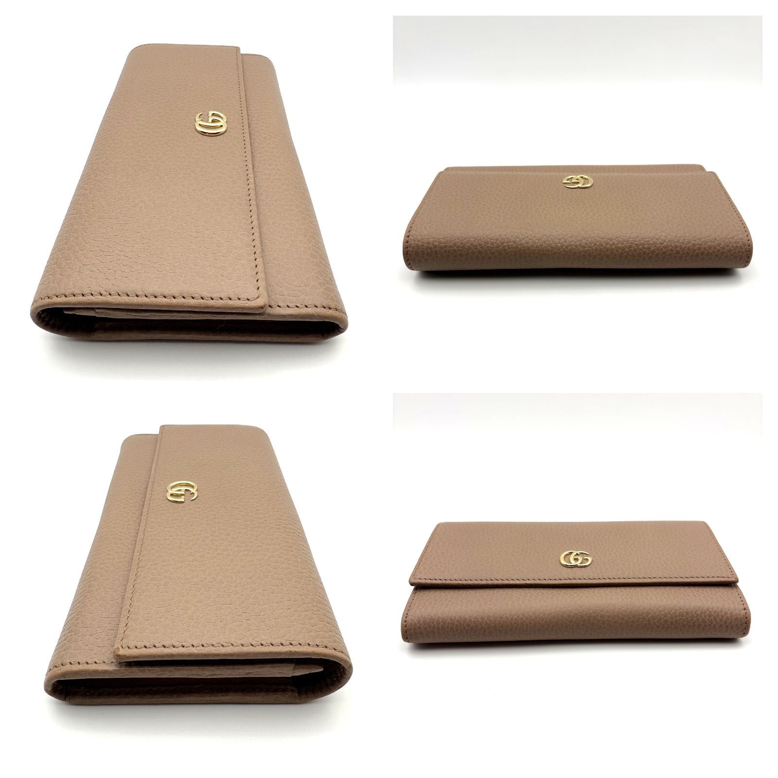 美品 】GUCCI グッチ GGマーモント コンチネンタルウォレット 長財布 
