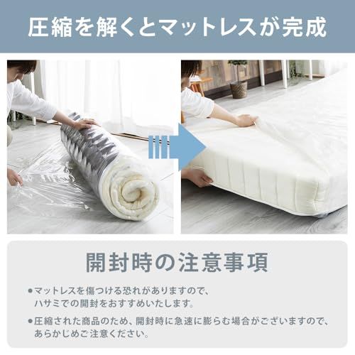 テレビ放映商品】アイリスプラザ 脚付きマットレス ボンネルコイル 