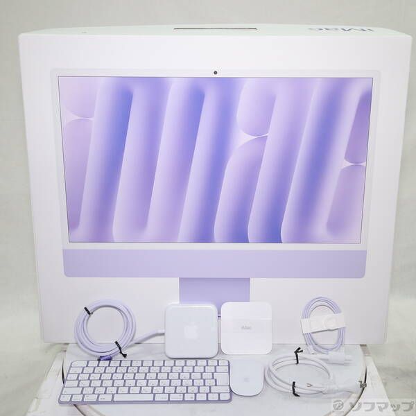 展示品 iMac 24 M4/16GB/256GB パープル - メルカリ