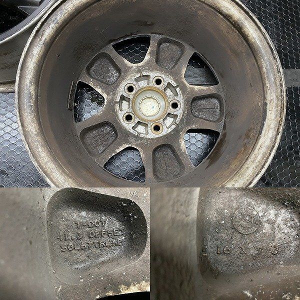Jeep チェロキー 純正ホイール 16インチ 4本 7J5HPCD114.3+41.3 ブラック　(SHJ021)paypay決済可能 Jeep チェロキー 純正ホイール 16インチ 4本 7J5HPCD114.3+41.3