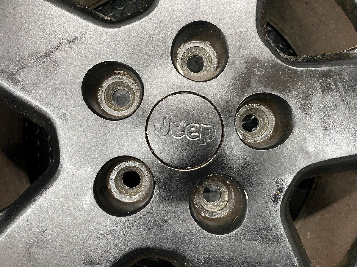 Jeep チェロキー 純正ホイール 16インチ 4本 7J5HPCD114.3+41.3 ブラック　(SHJ021)paypay決済可能 Jeep チェロキー 純正ホイール 16インチ 4本 7J5HPCD114.3+41.3