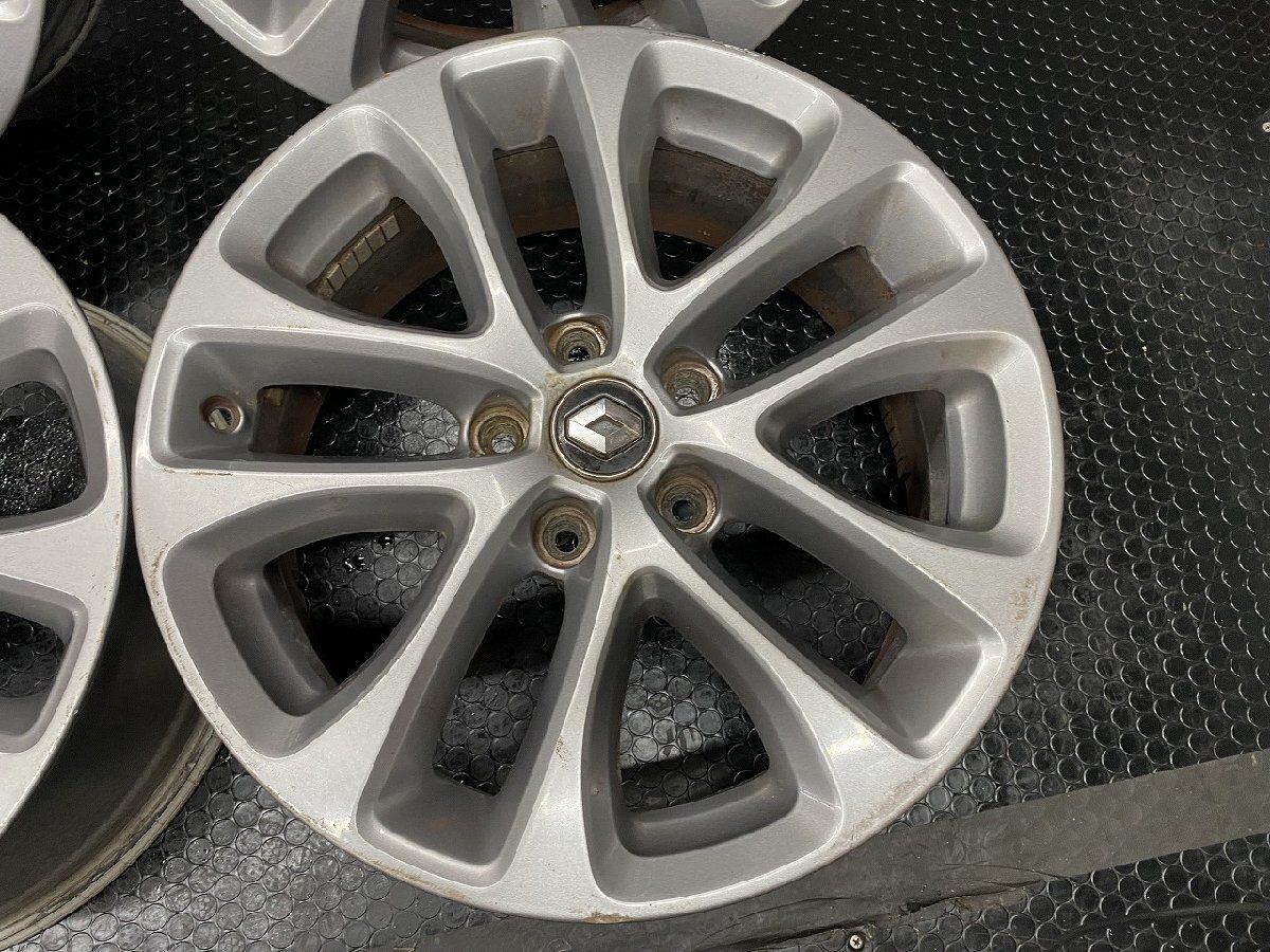 Renault MEGANE GT ルノー メガーヌGT 純正ホイール 17インチ 4本 7J5HPCD114.3+43　(SHJ027)paypay決済可能 Renault MEGANE GT ルノー メガーヌGT 純正ホイール 17インチ 4本