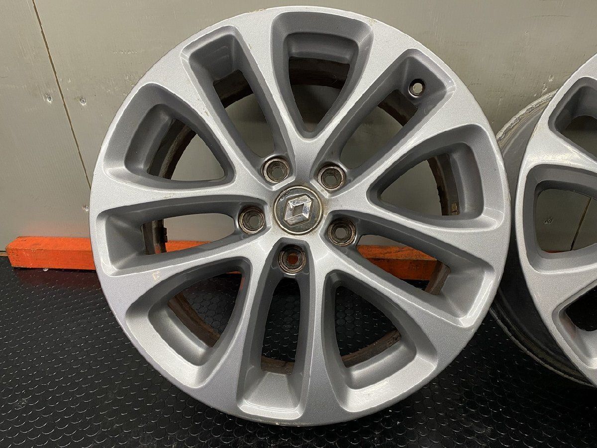 Renault MEGANE GT ルノー メガーヌGT 純正ホイール 17インチ 4本 7J5HPCD114.3+43　(SHJ027)paypay決済可能 Renault MEGANE GT ルノー メガーヌGT 純正ホイール 17インチ 4本