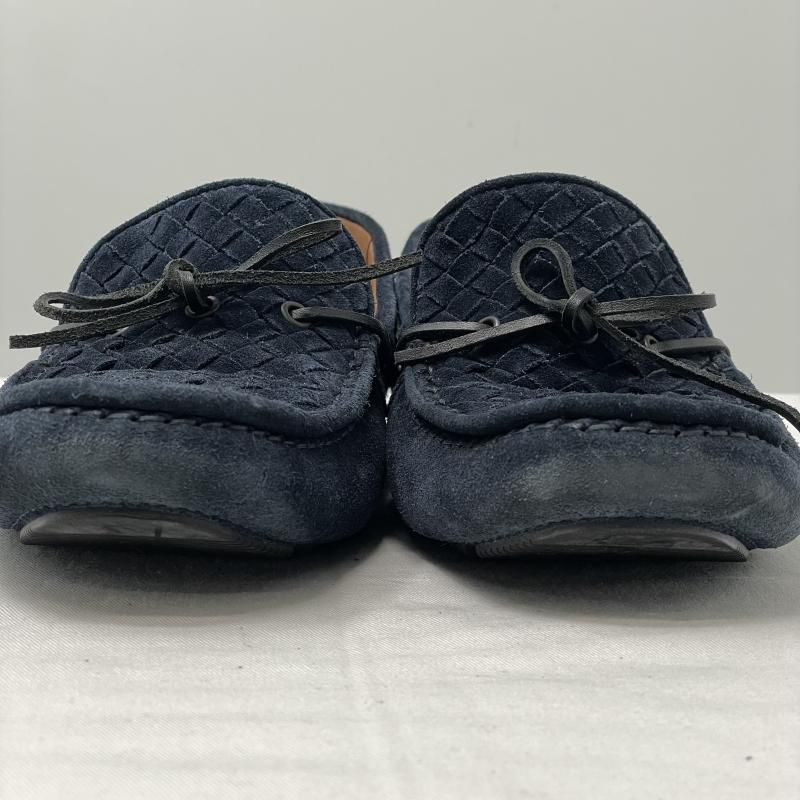 中古】BOTTEGA VENETA イントレチャート スエードドライビングシューズ