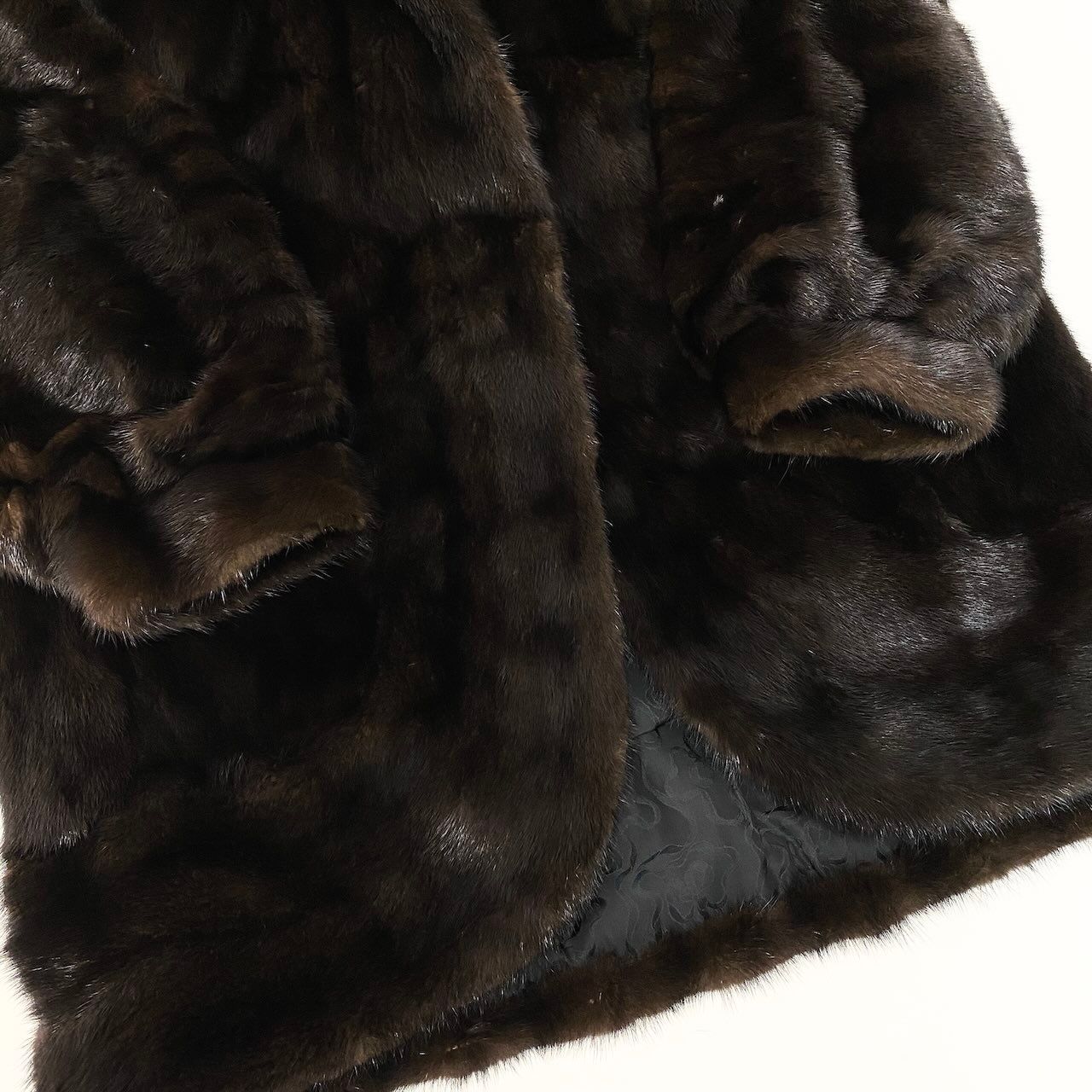 14d13 SAGA MINK サガミンク 金サガ ダークミンク ロングコート サイズ