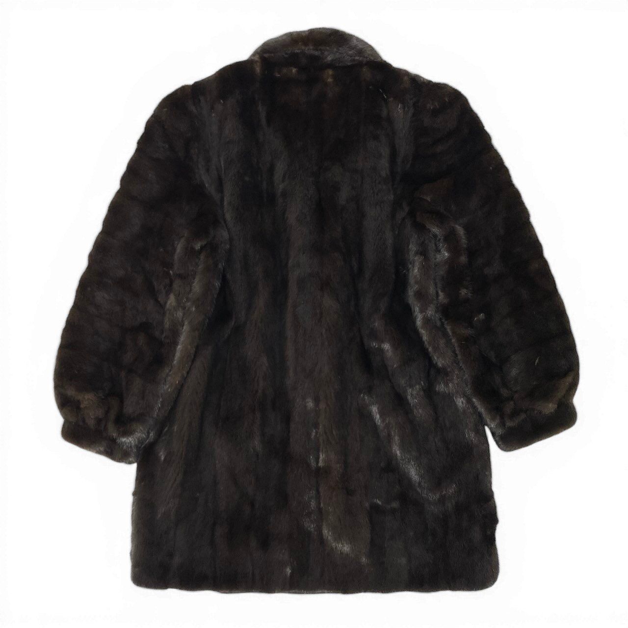 SAGA MINK 金サガ 毛皮 ダークブラウン コート F フリーサイズ 14d13 SAGA MINK サガミンク 金サガ ダークミンク ロングコート サイズ