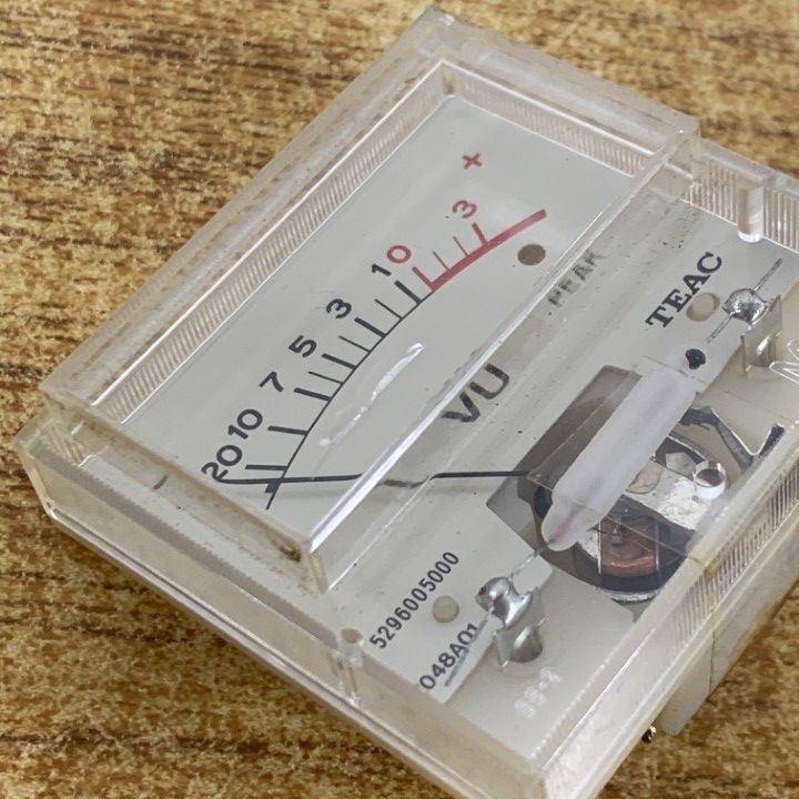 △01)【1点限り!】TEAC VUメーター 2点セット/M-19H/ティアック