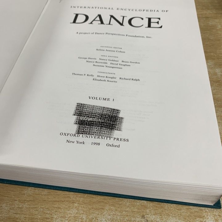 ■01)【1点限り!】【除籍本】Cohen International Encyclopedia of Dance/国際ダンス百科事典/Oxford/洋書/芸術/歴史/文化/時代/B □01)【1点限り!】【除籍本】Cohen International Encyclopedia of