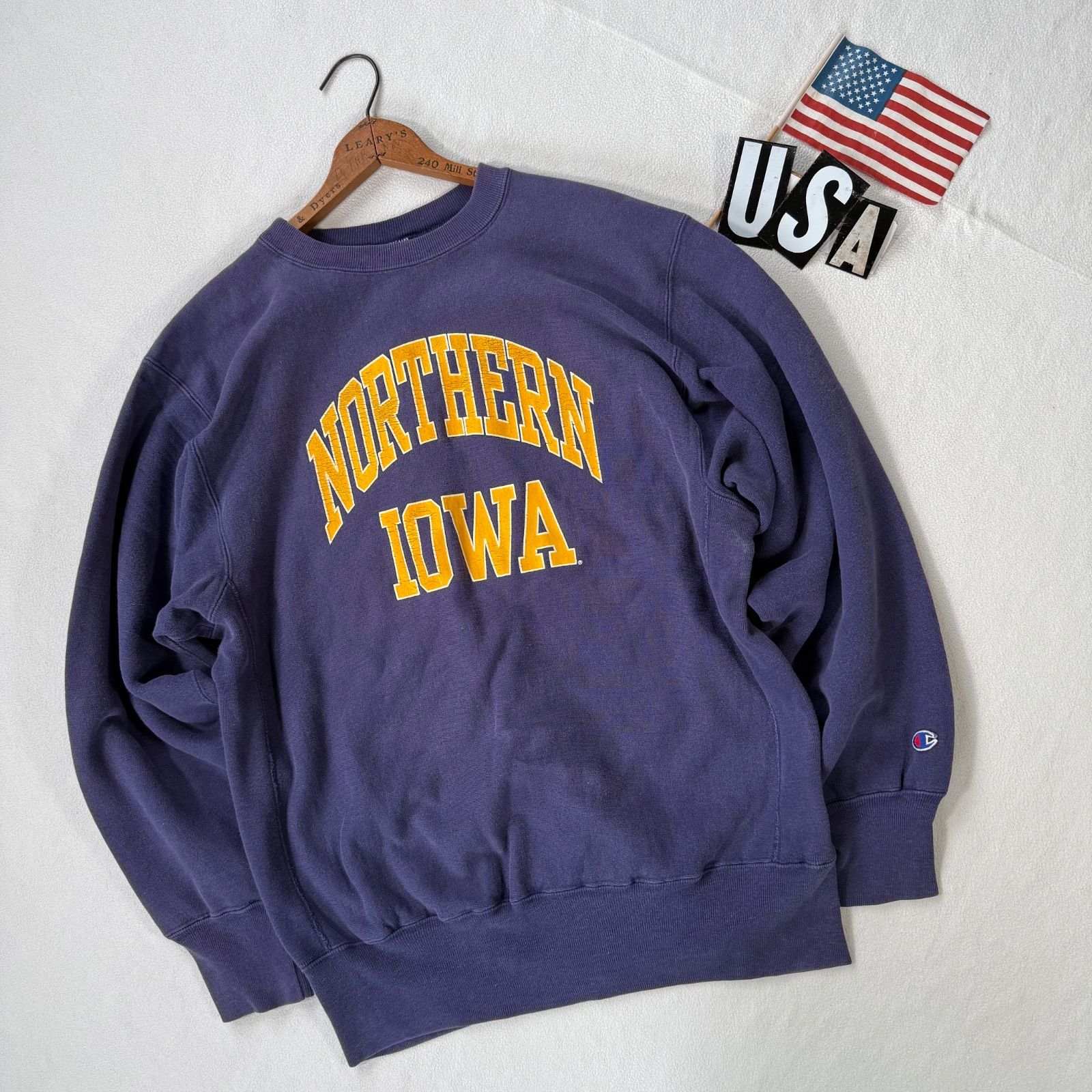 美品・XL・ナス紺ネイビー】90s チャンピオン リバースウィーブ 美品・XL・ナス紺ネイビー】90s チャンピオン リバースウィーブ