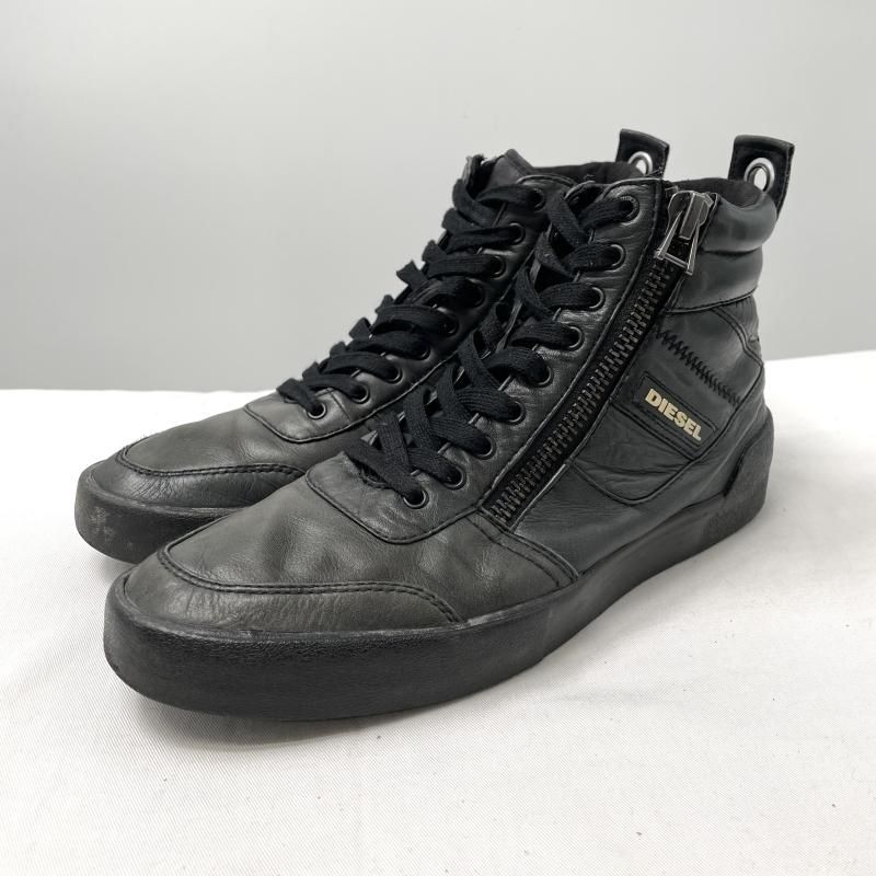 DIESEL S-DVELOWS ハイカットスニーカー ブラック 27cm ディーゼル[17 