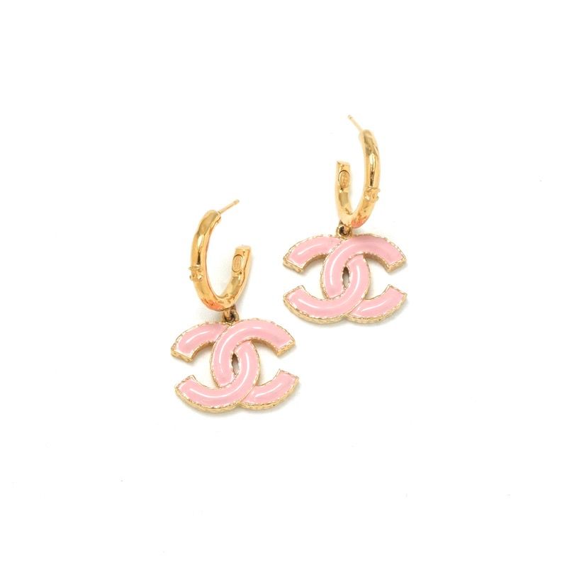 シャネル CHANEL ピアス イヤリング ゴールド ピンク ココマーク シャネル CHANEL ピアス イヤリング ゴールド ピンク ココマーク