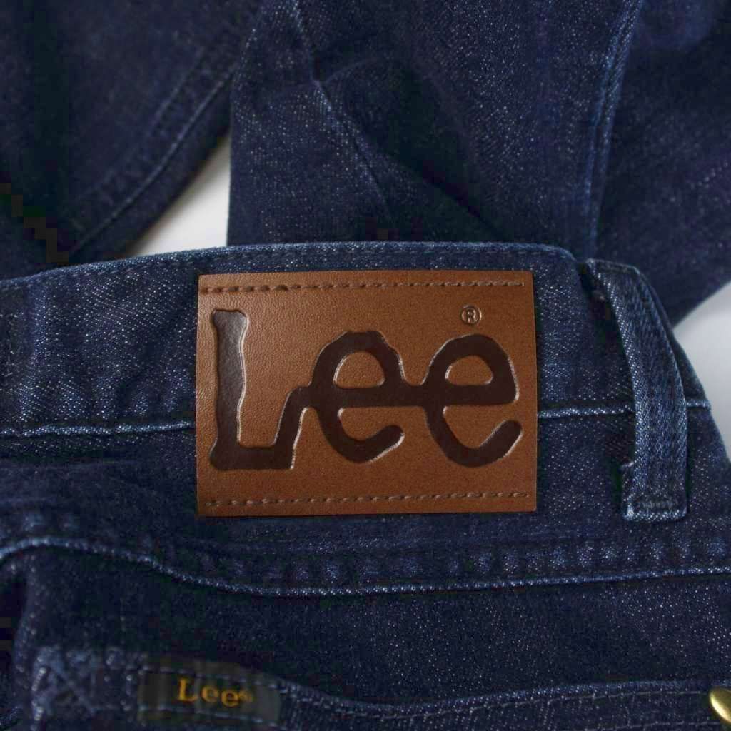 Lee × music&ecology デニム ジーンズ リー LEE x earth music&ecology デニム ジーンズ M 紺 ネイビー 無地