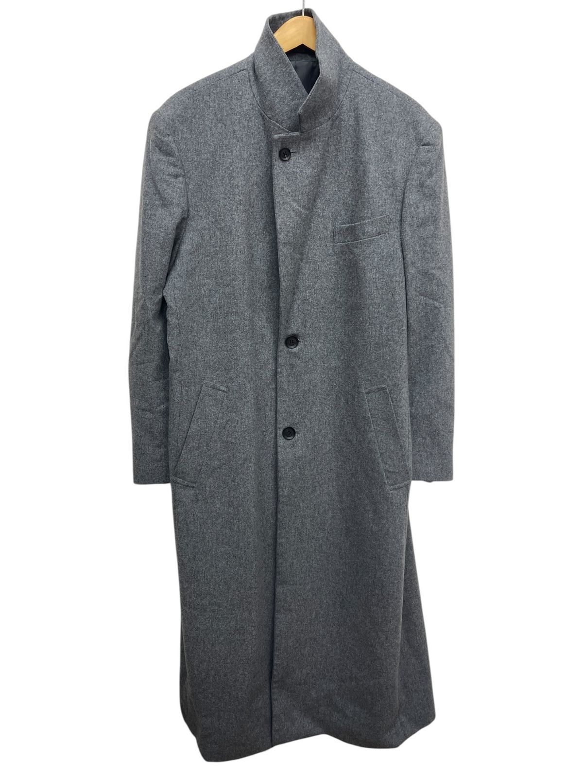 t*i様 極美品/カシミヤ混 メンズティノラス コート ベルト 着丈99cm マ MEN'S TENORAS (メンズティノラス) ロングチェスターコート カシミヤ混