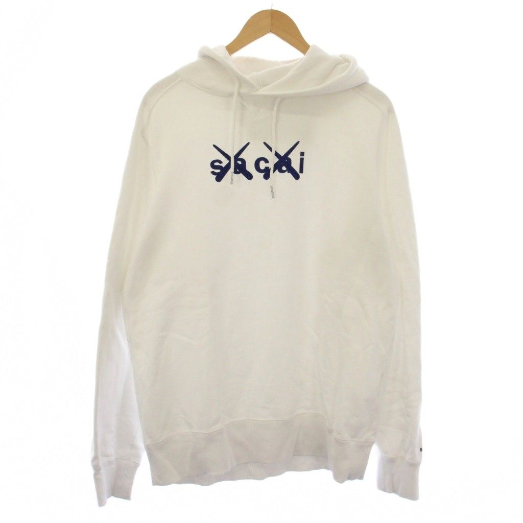 サカイ sacai × KAWS Flock Print Hoodie スウェット トレーナー 