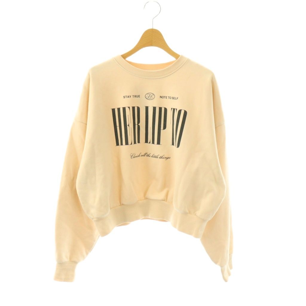 herlipto Cherish Oversized Sweatshirt 【公式通販】