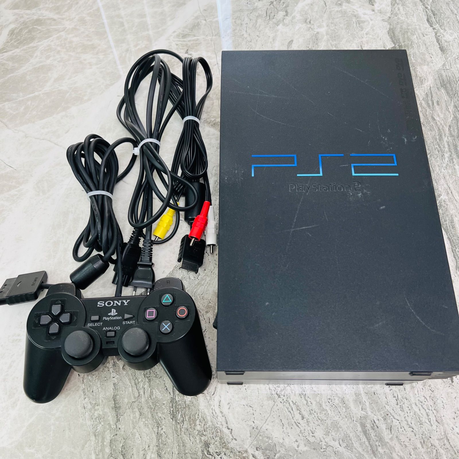 完動品】PlayStation2本体 SCPH-15000 ブラック - メルカリ