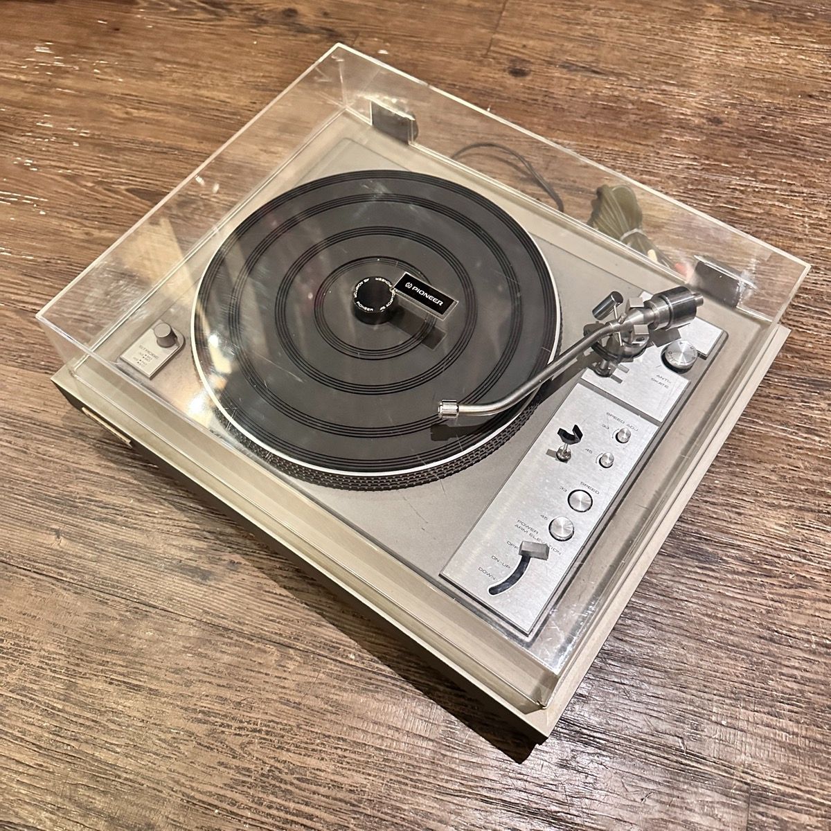 動作品】Pioneer・PL-A58／ダイレクトドライブ・ターンテーブル PLX