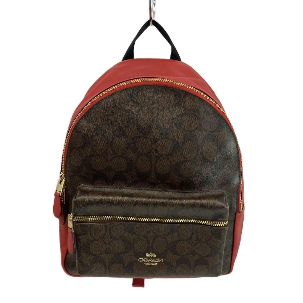 コーチ COACH リュックサック バックパック デイバッグ PVC レザー
