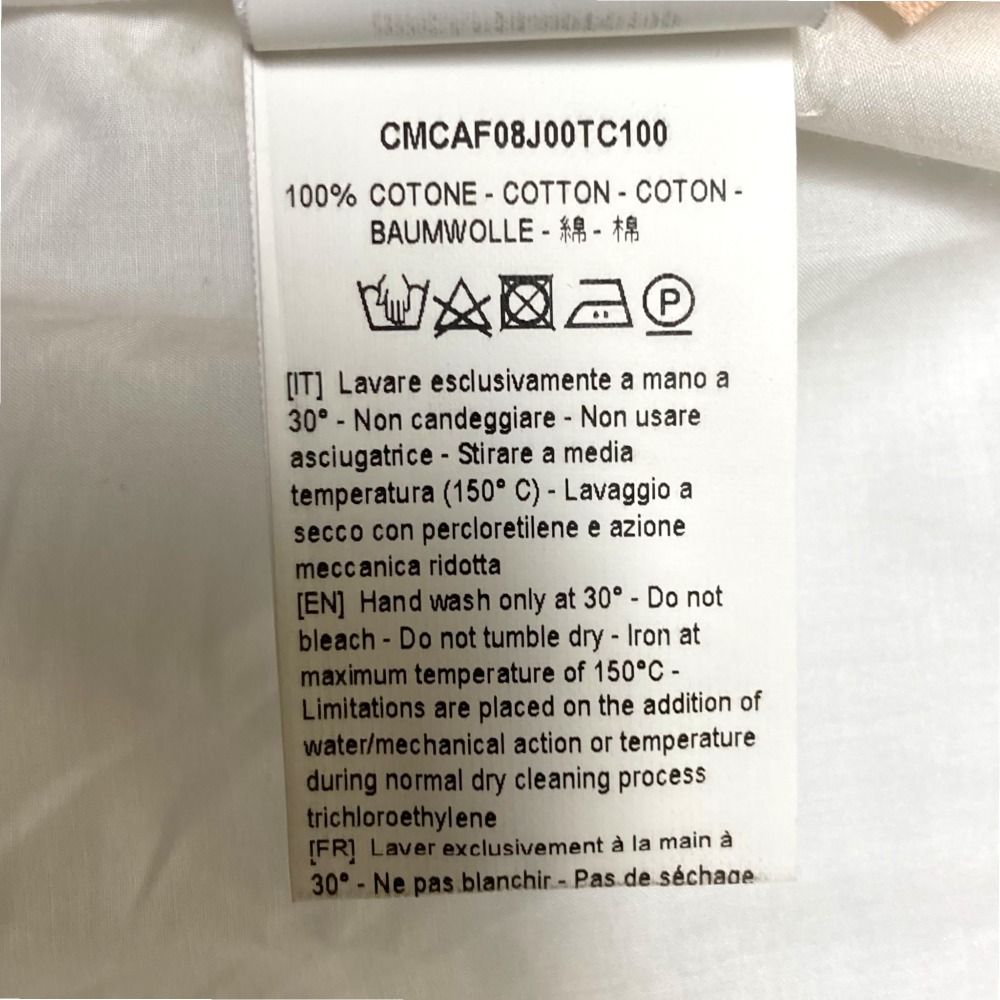 美品 Plan C プランシー コットンポプリンVネックショートスリーブシャツ サイズ40 ホワイト レディース 古着 中古 USED 美品 Plan C プランシー コットンポプリンVネックショートスリーブ