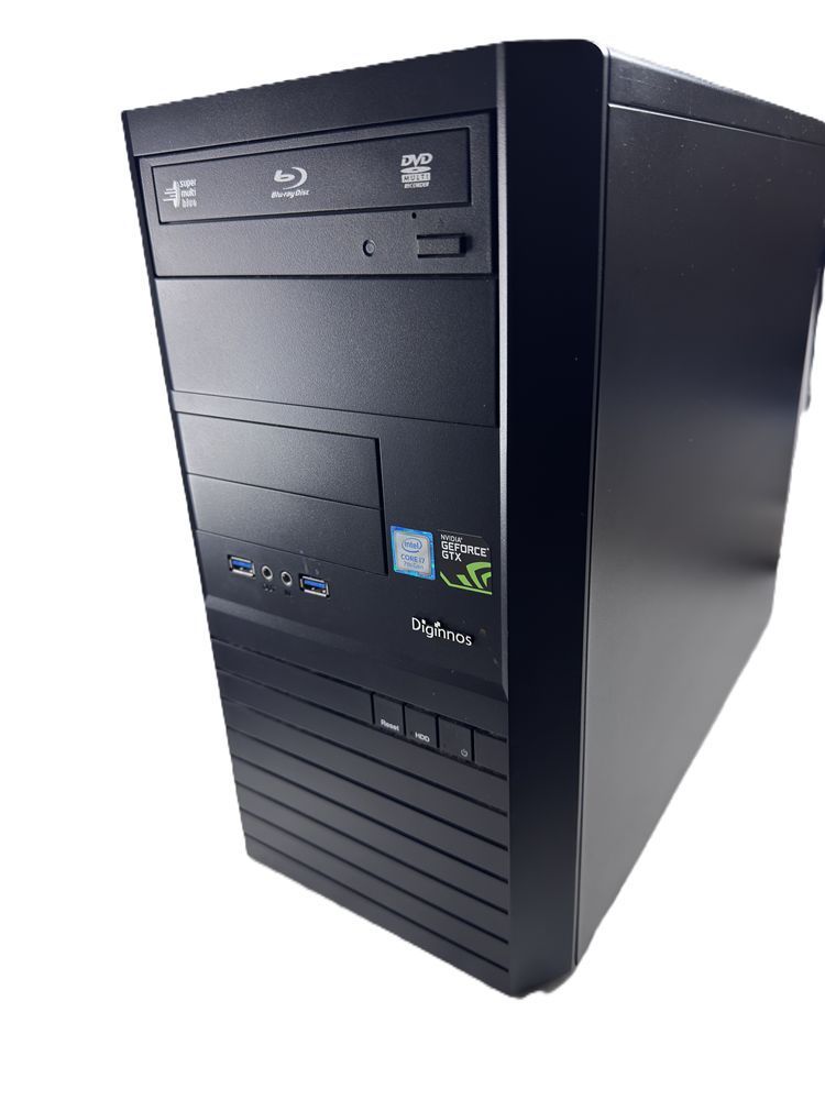 美品 Diginnos Core i7/16GB/SSD+HDD/GTX1050 Win11Pro Office2024