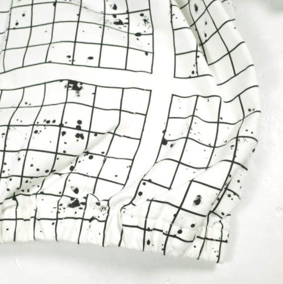 C.E シーイー 22SS 日本製 PANELED GRID ZIP JACKET パネルグリッド 