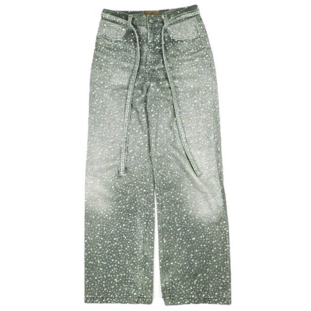 BIRTH OF  CHILD バースオブロイヤルチャイルド 3D PRINTING WASHED FULL DIAMOND DENIM 3Dプリントウォッシュフルダイヤモンドデニム XS BLACK ジップフライ ジーンズ パンツ ボトムス【中古】【BIRTH OF  CHILD】 BIRTH OF ROYAL CHILD バースオブロイヤルチャイルド 3D PRINTING