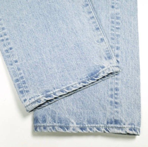A.PRESSE アプレッセ 24AW 日本製 Washed Denim Pants ウォッシュドデニムパンツ AP-4006 32 INDIGO ボタンフライ ジーンズ ボトムス【中古】【A.PRESSE】 A.PRESSE - Washed Denim Pants(AP-4006)INDIGO☆7月27日(土)発売！ | MARK