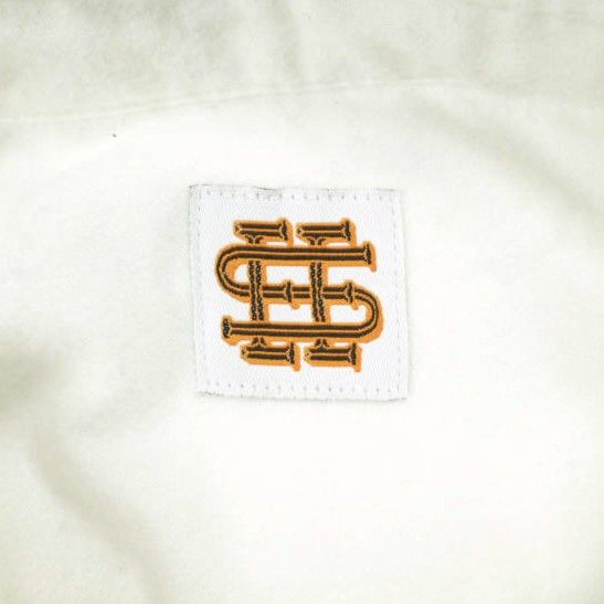 SEE SEE x URBS シーシー URBAN RESEARCH BUYERS SELECT アーバンリサーチ 25AW 別注 日本製 BIG SHIRT WASHED NEL ウォッシュドフランネル ビッグシャツ L WHITE 長袖 トップス【中古】【SEE SEE × URBS】 SEE SEE x URBS シーシー URBAN RESEARCH BUYERS SELECT アーバン