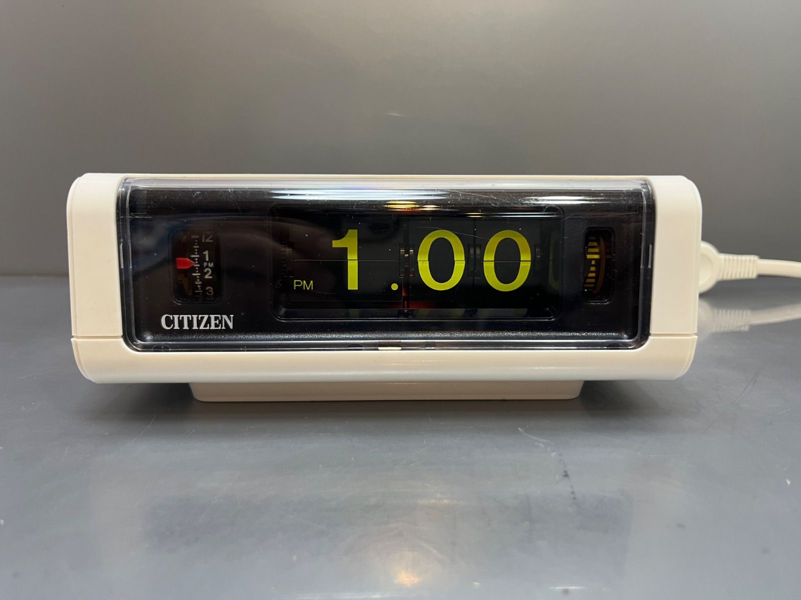 パタパタ時計　シチズン　ハイリーフカーチス　未使用保管品　昭和レトロ 昭和レトロ】 CITIZEN パタパタ時計（デジタル電気時計） 日本製