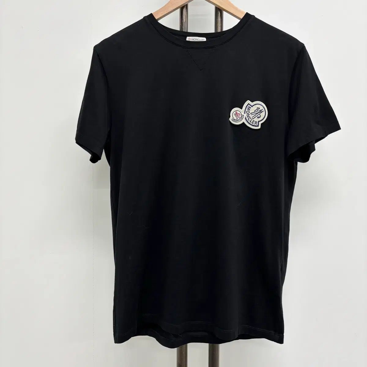 M モンクレール ダブルワッペン 半袖Tシャツ-直販半額