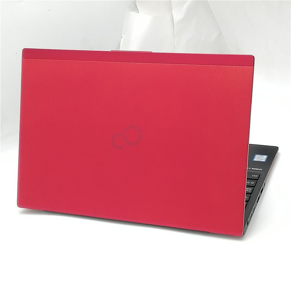 Windows11 Wi-Fi ノートパソコン 富士通 U939/B レッド 【公式通販】