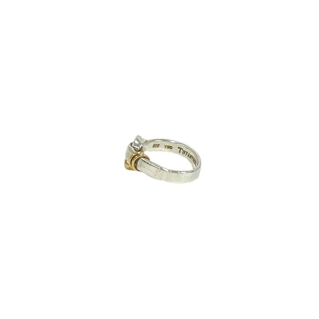 極 美品 TIFFANY&Co. ティファニー ラブノット リング フック＆アイ