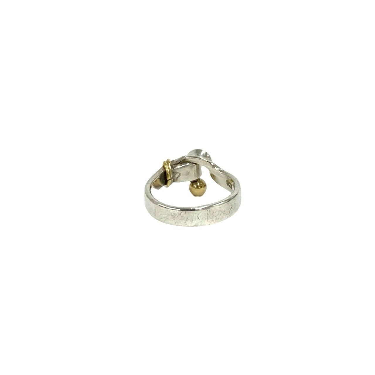 極 美品 TIFFANY&Co. ティファニー ラブノット リング フック＆アイ