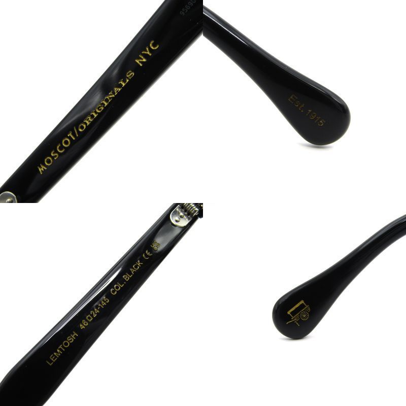 MOSCOT モスコット メガネフレーム LEMTOSH 46 度入り 中国製