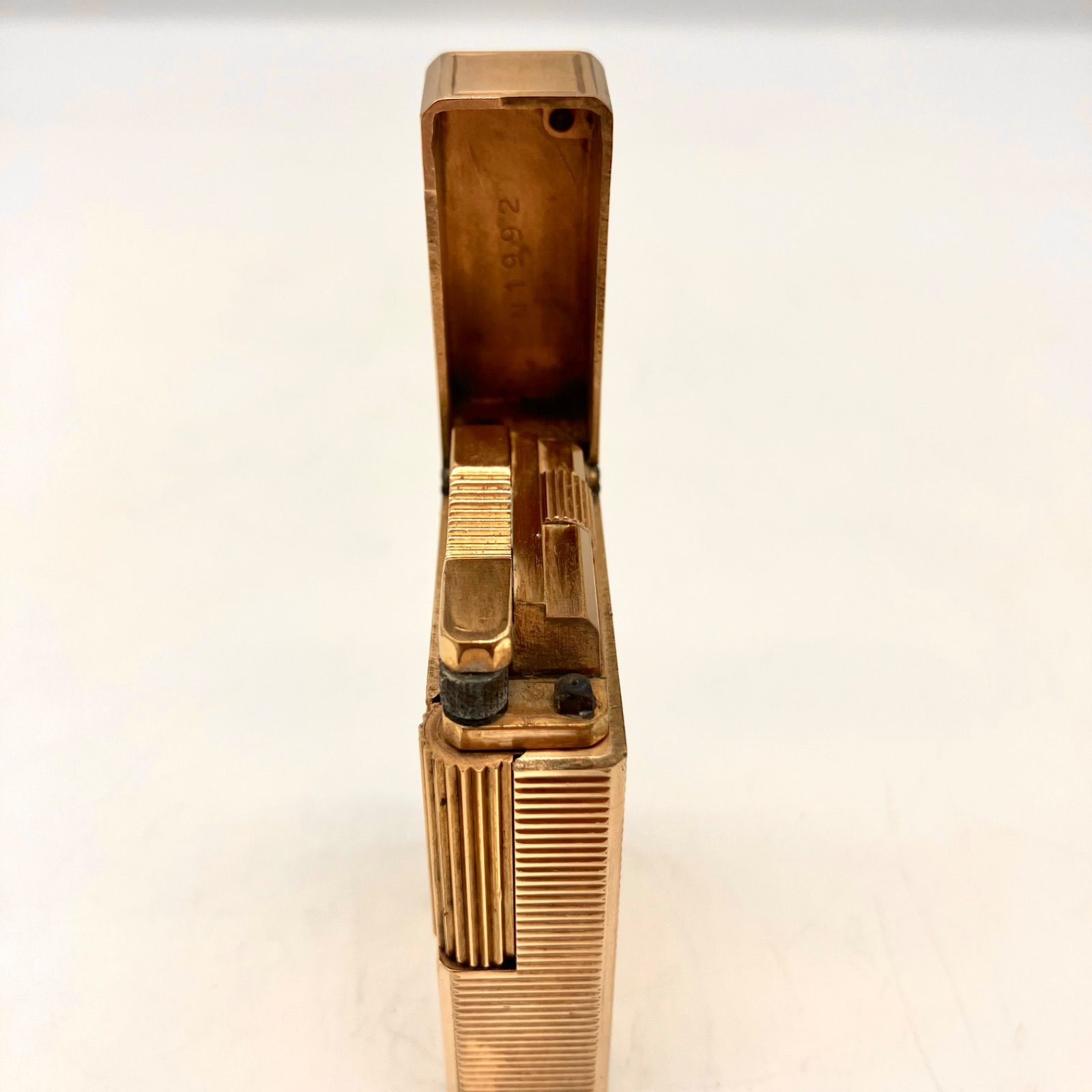 TB472【火花確認済み】Dupont ガスライター ライン1 ゴールドカラー