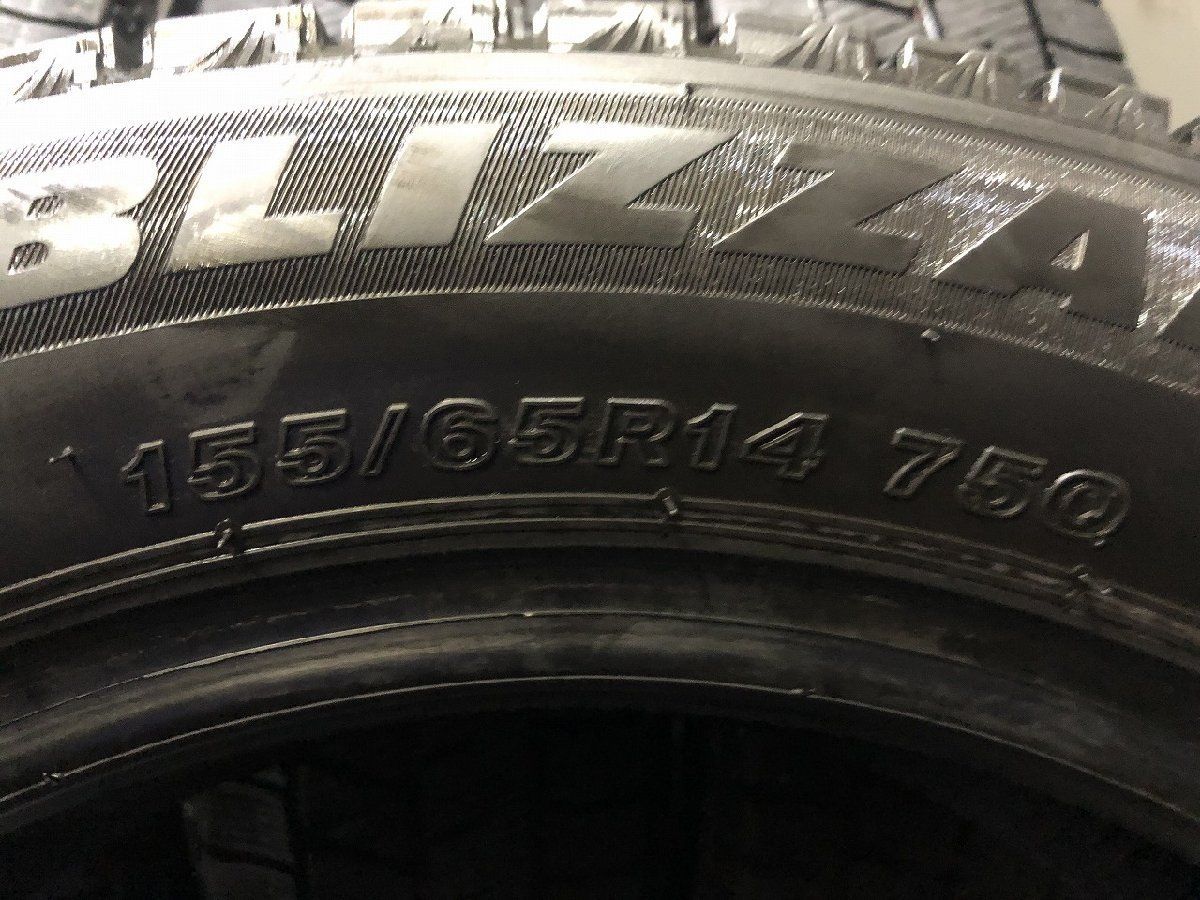 BS BRIDGESTONE BLIZZAK VRX3 155/65R14 14インチ スタッドレス 4本 21 