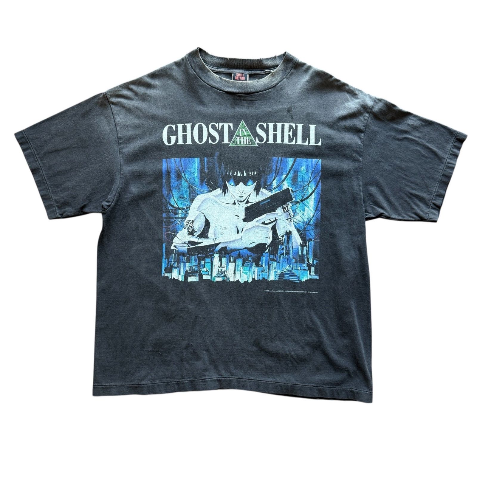 SAINT MICHAEL x GHOST IN THE SHELL GS SS Tee GITS Black SM-YS1 