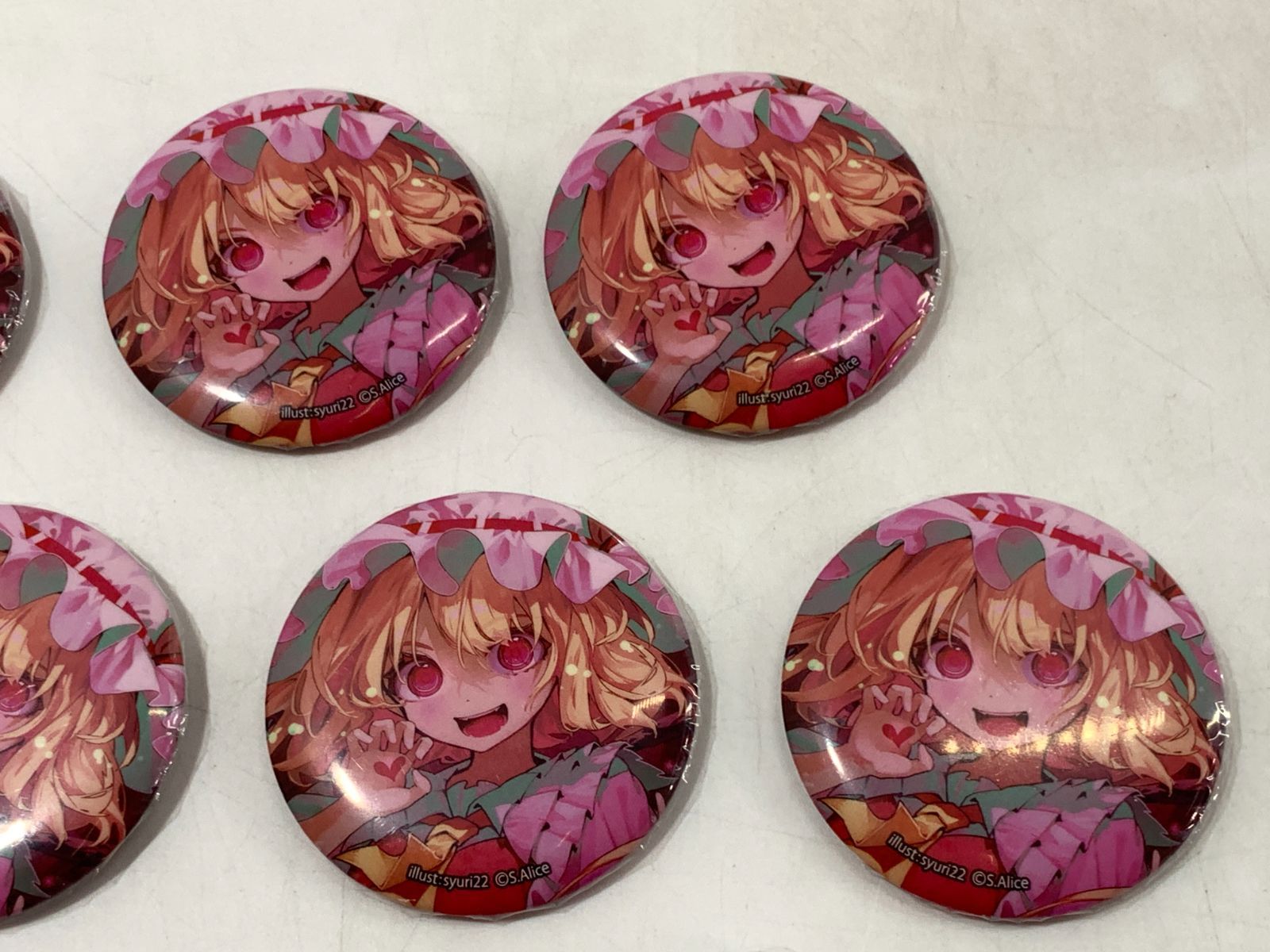 ダイソー DAISO 東方Project フランドール・スカーレット 缶バッジ 10
