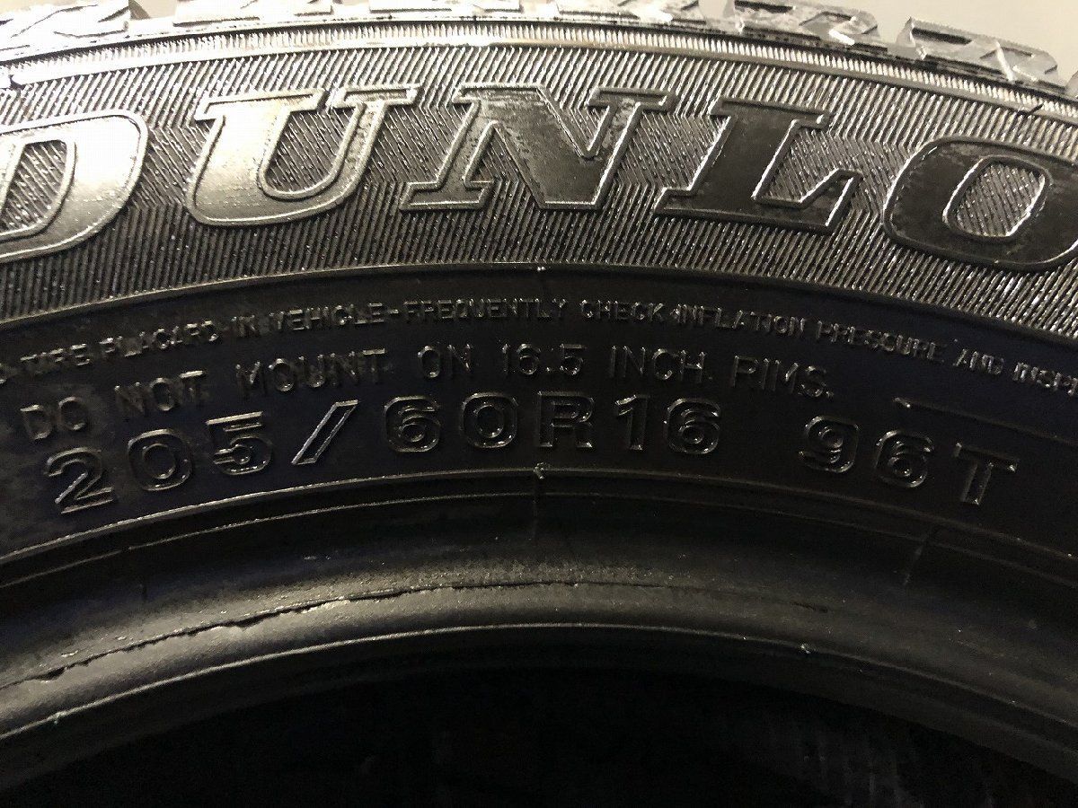 DUNLOP WINTER MAXX WM02 205/60R16 16インチ スタッドレス 4本 23年製